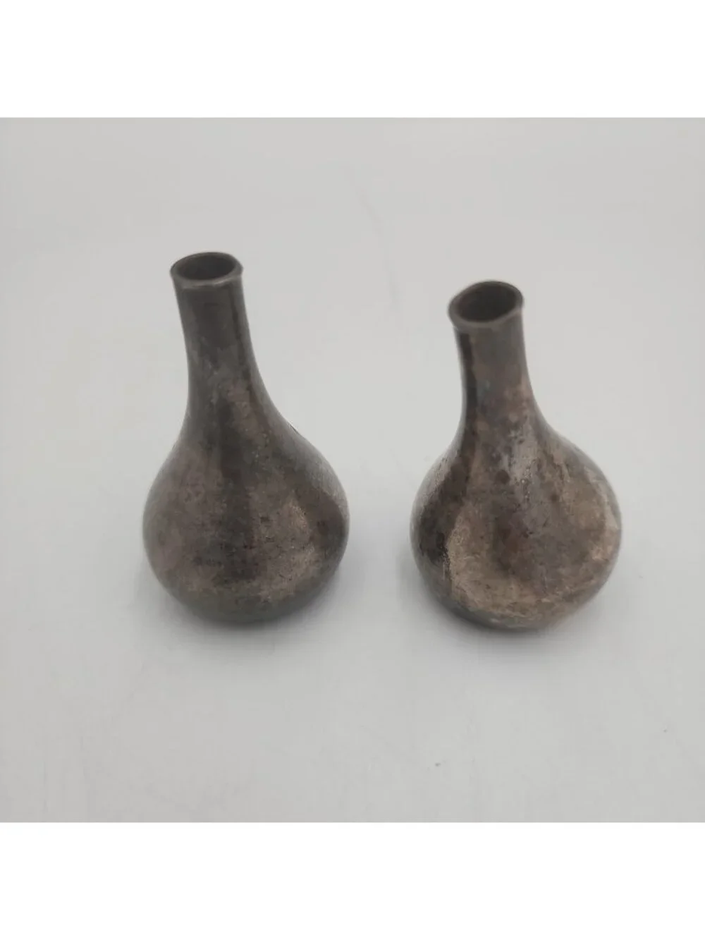 Dansk Designs Silver Plated Onion Teardrop Candle Stick Taper Holder 2.5” Set 2